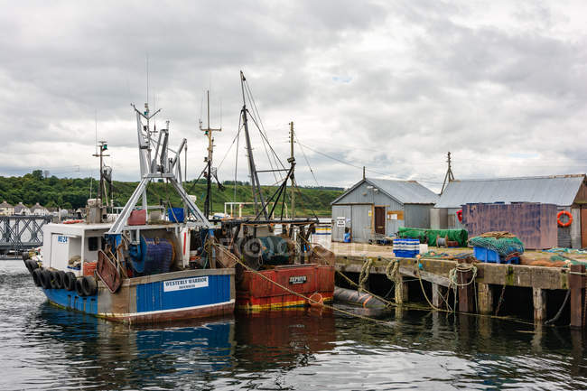 Regno Unito, Scozia, Highland, Cromarty, Isola Nera, Al porto di Cromarty — Foto stock
