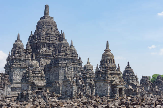 Indonesien, Java Tengah, Klaten, Sewu Tempel, Buddhistischer Tempel architektonischer Bau — Stockfoto