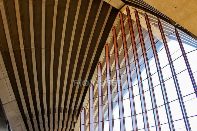Australia, Sydney, finestra del Teatro dell'Opera di Sydney — Foto stock