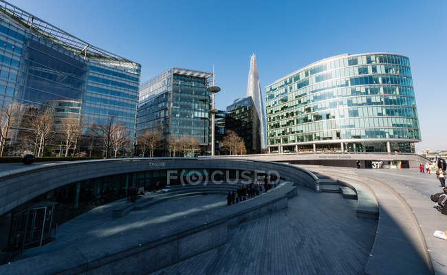 Royaume-Uni, Angleterre, Londres, Thames Office Building — Photo de stock