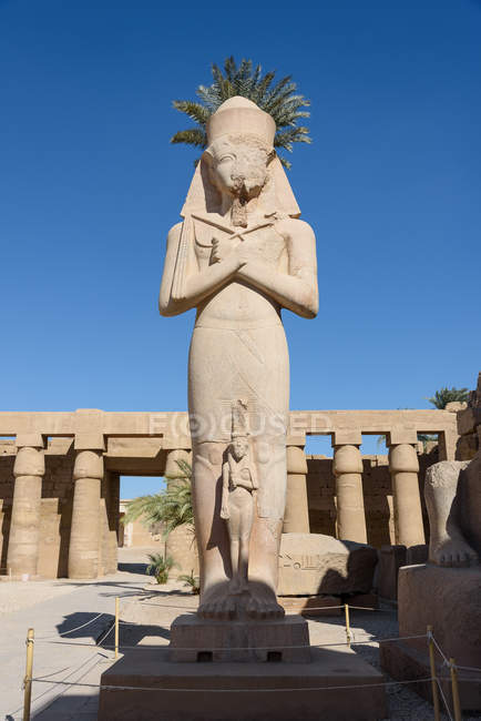 Египет, Луксор, Луксор, Луксор, Всемирное наследие ЮНЕСКО — стоковое фото
