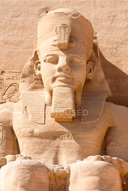 Egipto, Aswan Gouvernement, Abu Simbel, Patrimonio de la Humanidad por la UNESCO - foto de stock