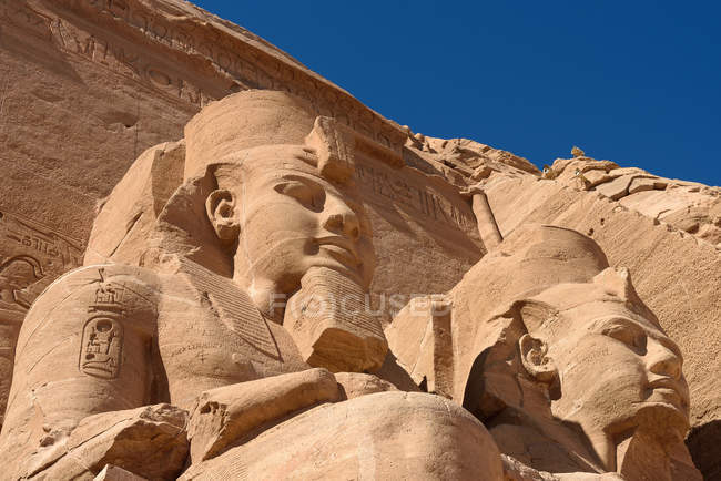 Égypte, Gouvernement Assouan, Abu Simbel, Patrimoine culturel mondial de l'UNESCO — Photo de stock