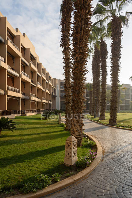 Egipto, Giza Governorate, Al Haram, Mena House Hotel - foto de stock