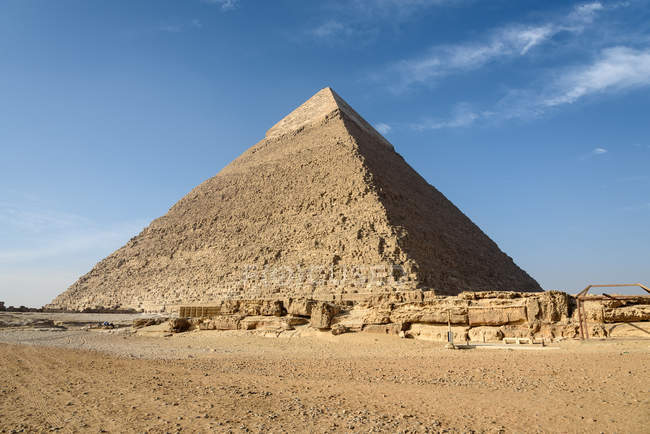 Єгипет, Гіза Gouvernement, Гіза, піраміда Хеопса — стокове фото