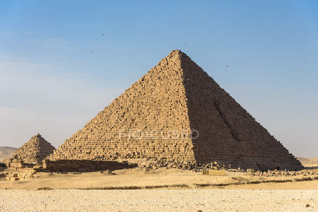 Egipto, Giza Gouvernement, Giza, Las Pirámides de Giza - foto de stock