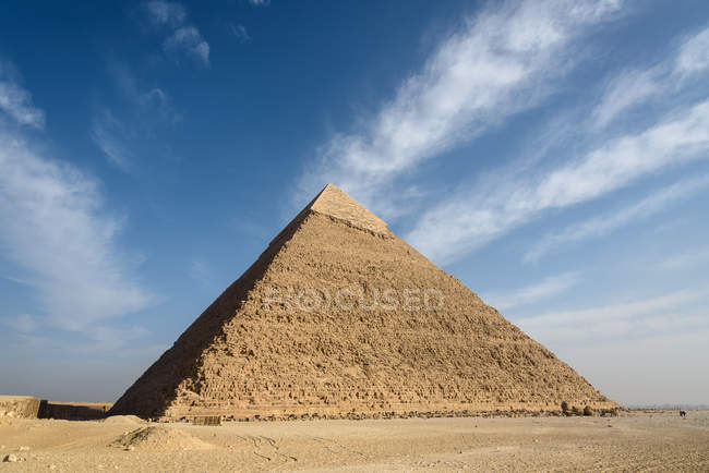 Єгипет, Гіза Gouvernement, Гіза, піраміда Хеопса — стокове фото