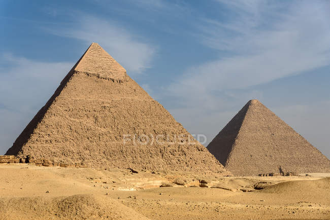 Egito, Gizé Gouvernement, Gizé, As Pirâmides de Gizé — Fotografia de Stock