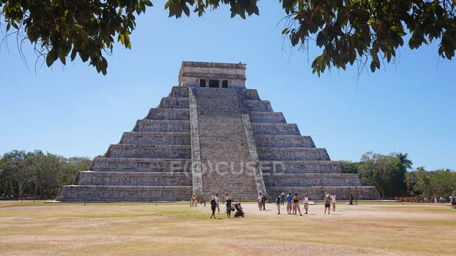 Mexico, Tinum, wonder of world Chitchen Itza — Stock Photo