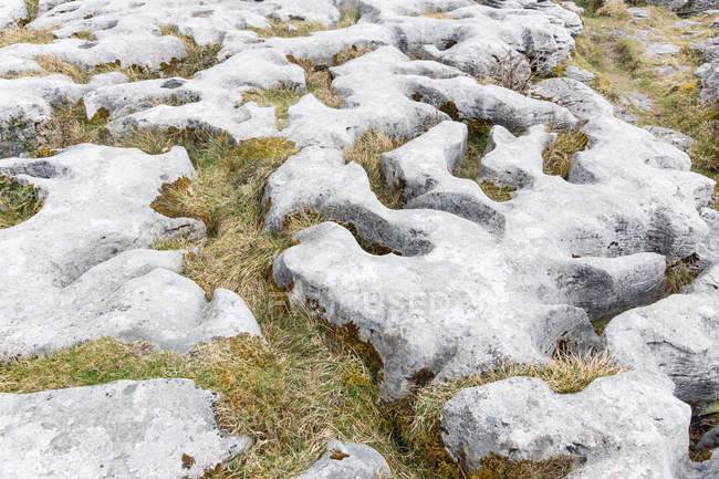 Ирландии, графство Клэр, перемешаны каменный пол, Poulnabrone дольмен — стоковое фото