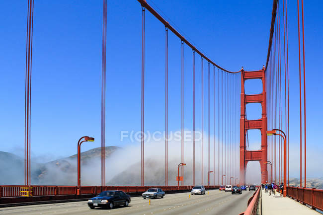 Estados Unidos, California, San Francisco, Vista del puente Golden Gate - foto de stock