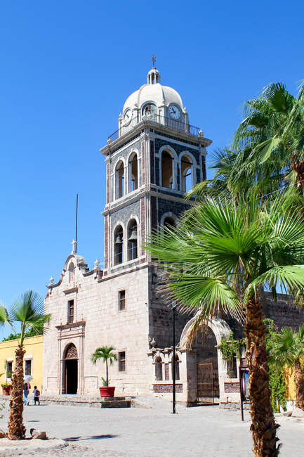 Messico, Baja California Sur, Cabo San Lucas vista sulla chiesa — Foto stock