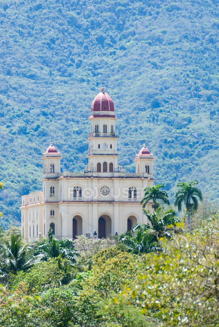 Cuba, Santiago de Cuba, El Cobre, Basílica, Basílica del Cobre, fora de Santiago de Cuba — Fotografia de Stock