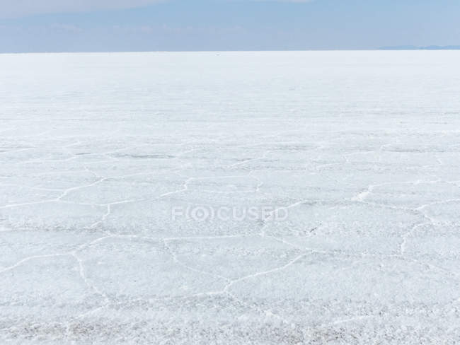 Bolívia, Departamento de Potosi, Província de Daniel Campos, Salar de Uyuni, Paisagem do deserto de sal — Fotografia de Stock