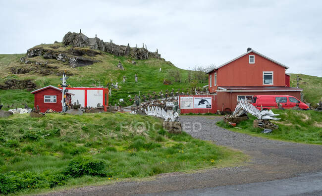 Islandia, Breidalshreppur, Una galería cerca de Djupivogur - foto de stock