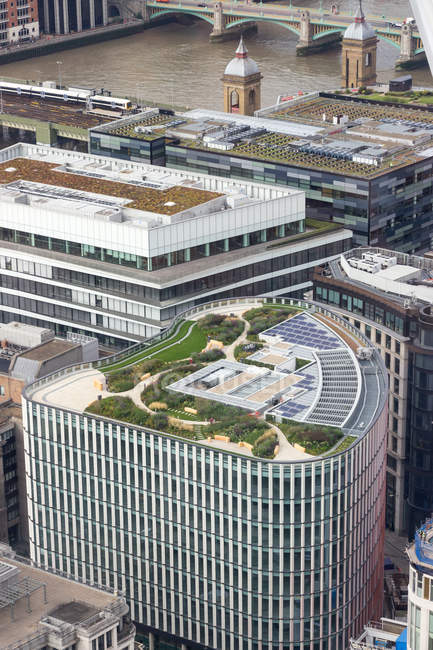 United Kingdom, London, die Aussichtsplattform Sky Garden im Zentrum Londons — Stockfoto