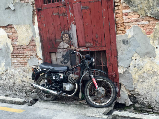 Malasia, Penang, Streetart en Penang - foto de stock