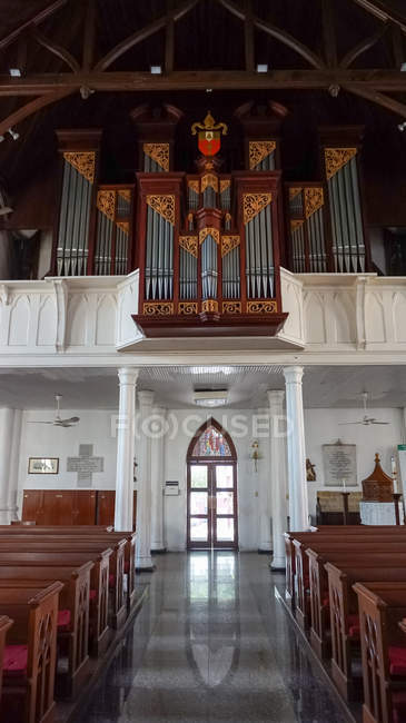 Bahamas, New Providence, Nassau, organ in the church — Stock Photo