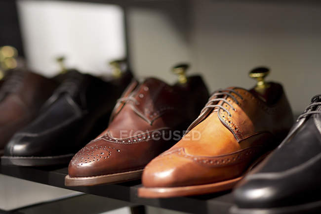 Image of leather shoes — Stock Photo