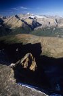 Luftaufnahme der Berge des Jaspis-Nationalparks, Alberta, Kanada. — Stockfoto