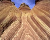 Detalle de Slickrock de la formación de rocas Wave en Utah, EE.UU. - foto de stock