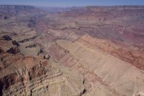 Veduta aerea del Grand Canyon e del fiume Colorado, Arizona, Stati Uniti d'America — Foto stock