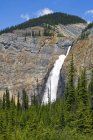 Takakkaw водоспад бризки води в його Національний парк, Британська Колумбія, Канада — стокове фото