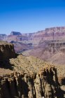Vue du sentier Tanner jusqu'au fleuve Colorado, Grand Canyon, Arizona, États-Unis — Photo de stock