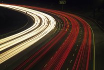Traffic ob Don Valley Parkway à noite, Toronto Ontário, Canadá
. — Fotografia de Stock