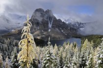 Sunburst peak im mount assiniboine provincial park, britisch columbia, canada — Stockfoto
