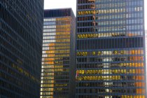 Atmosfera serale nel distretto finanziario di Toronto, Ontario, Canada — Foto stock