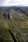 Luftaufnahme des Mount edziza Provinzpark und Vorabend-Kegel, britische Kolumbia, Kanada. — Stockfoto