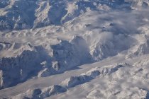 Costa da Colúmbia Britânica montanhas em vista aérea por Whitehorse, Yukon, Canadá — Fotografia de Stock
