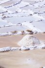 Natural pods of salt mines of Maras, Cuzco Region of Peru — Stock Photo