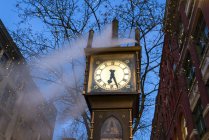 Orologio a vapore punto di riferimento a Gastown, Vancouver, Columbia Britannica, Canada — Foto stock
