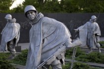 Korean War veterans memorial, Washington, DC, United States — Stock Photo