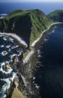 Vista aérea da Reserva Ecológica da Ilha do Triângulo, British Columbia, Canadá . — Fotografia de Stock
