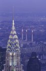 Chrysler Building in cityscape of New York City, USA — Stock Photo