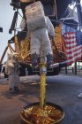 Smithsonian Air and Space Museum, Apollo XII lunar landing display, Washington, DC, EE.UU. - foto de stock