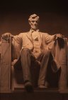 Памятник Линкольну в мемориальном парке в Вашингтоне, США — стоковое фото