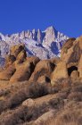 Owens Valley and Mount Whitney in California, USA — Stock Photo