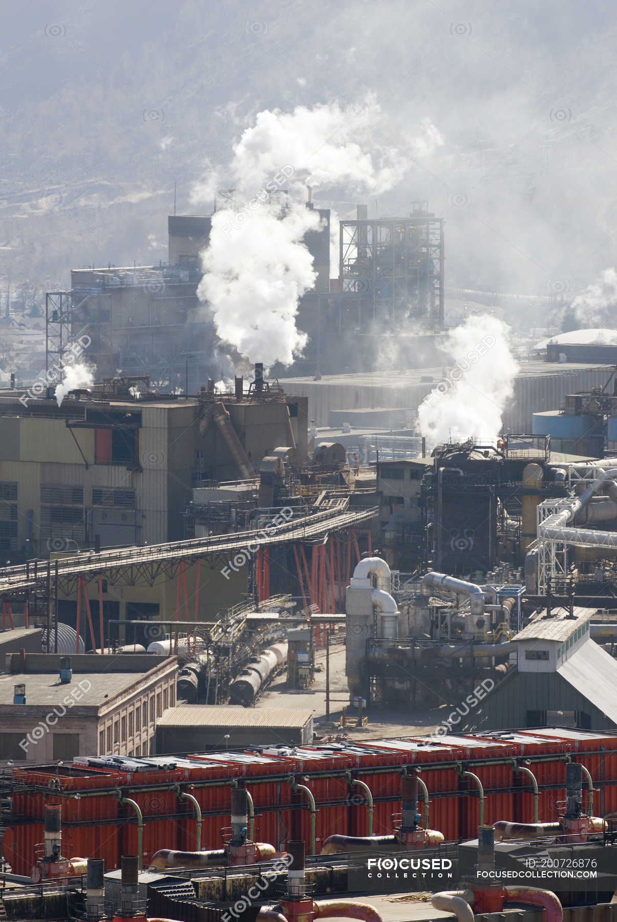 Zinc smelter - Stock Photos, Royalty Free Images | Focused