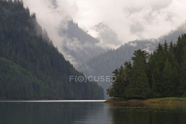 Khutzeymateen protected Grizzly preserve, North of Prince Rupert, British Columbia, Canada — Stock Photo