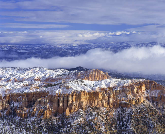 Luftaufnahme der Colorado-Hochebene und des Bryce-Canyons, utah, USA — Stockfoto
