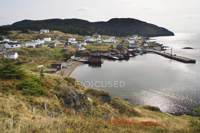 Aldeia costeira de Boaventura em Terra Nova, Canadá . — Fotografia de Stock