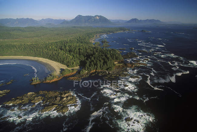 Veduta aerea di Long Beach of Pacific Rim National Park, British Columbia, Canada
. — Foto stock