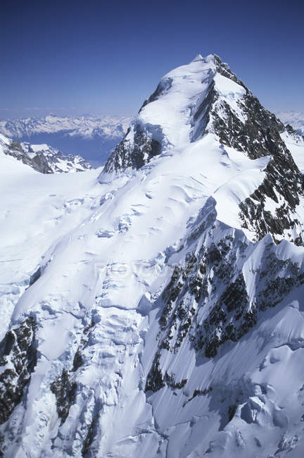 Aerial view of Mount Waddington in Coast Range in British Columbia, Canada. — Stock Photo