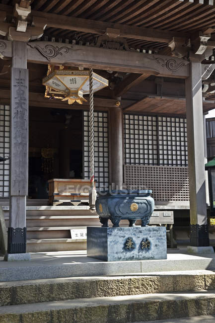 Entrance to Misenhondo Hall on Mount Misen, Miyajima, Japan. — Stock Photo