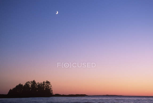 Île Vargas à Clayoquot Sound par Ahous Bay, île de Vancouver, Colombie-Britannique, Canada . — Photo de stock