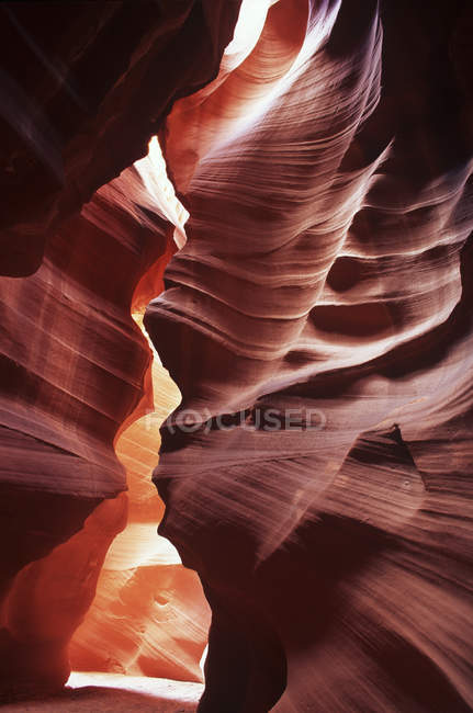 Gemeißelte Sandsteinoberfläche der Antilopenschlucht in arizona, USA — Stockfoto